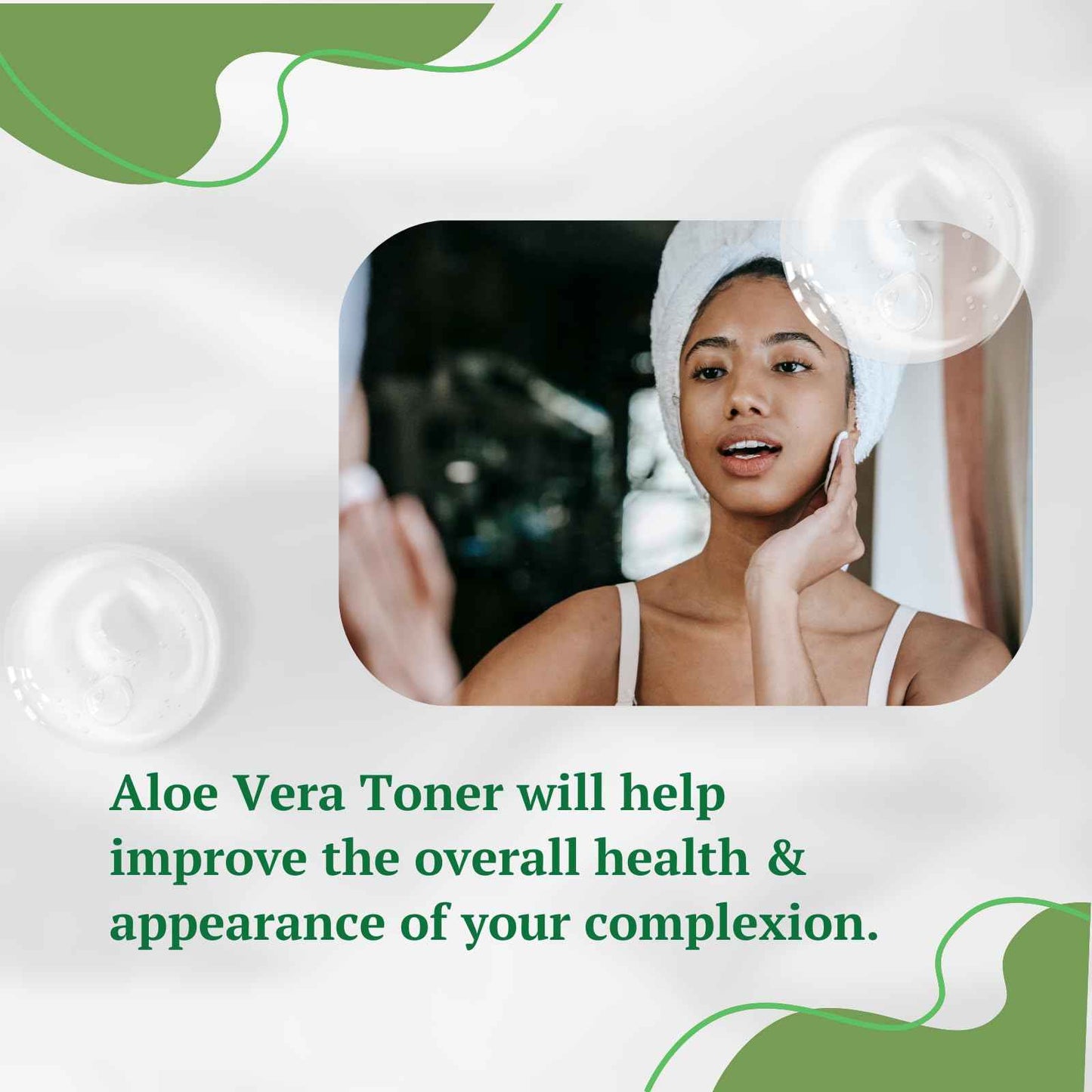 iMMense Naturals Aloe Vera Toner for Face. Skincare to Treat and Prevent Acne, Restore PH Balance & Excess Dirt. Facial Toner for Women and Men.