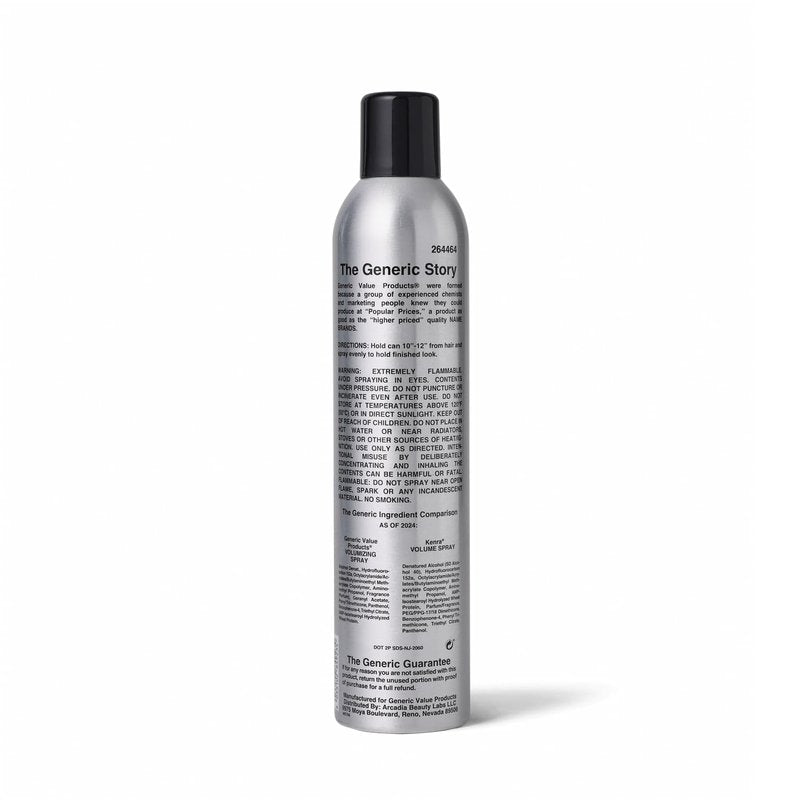 Volumizing Hair Spray - Strong Hold & Humidity Resistant | Fast-Drying 14 Oz