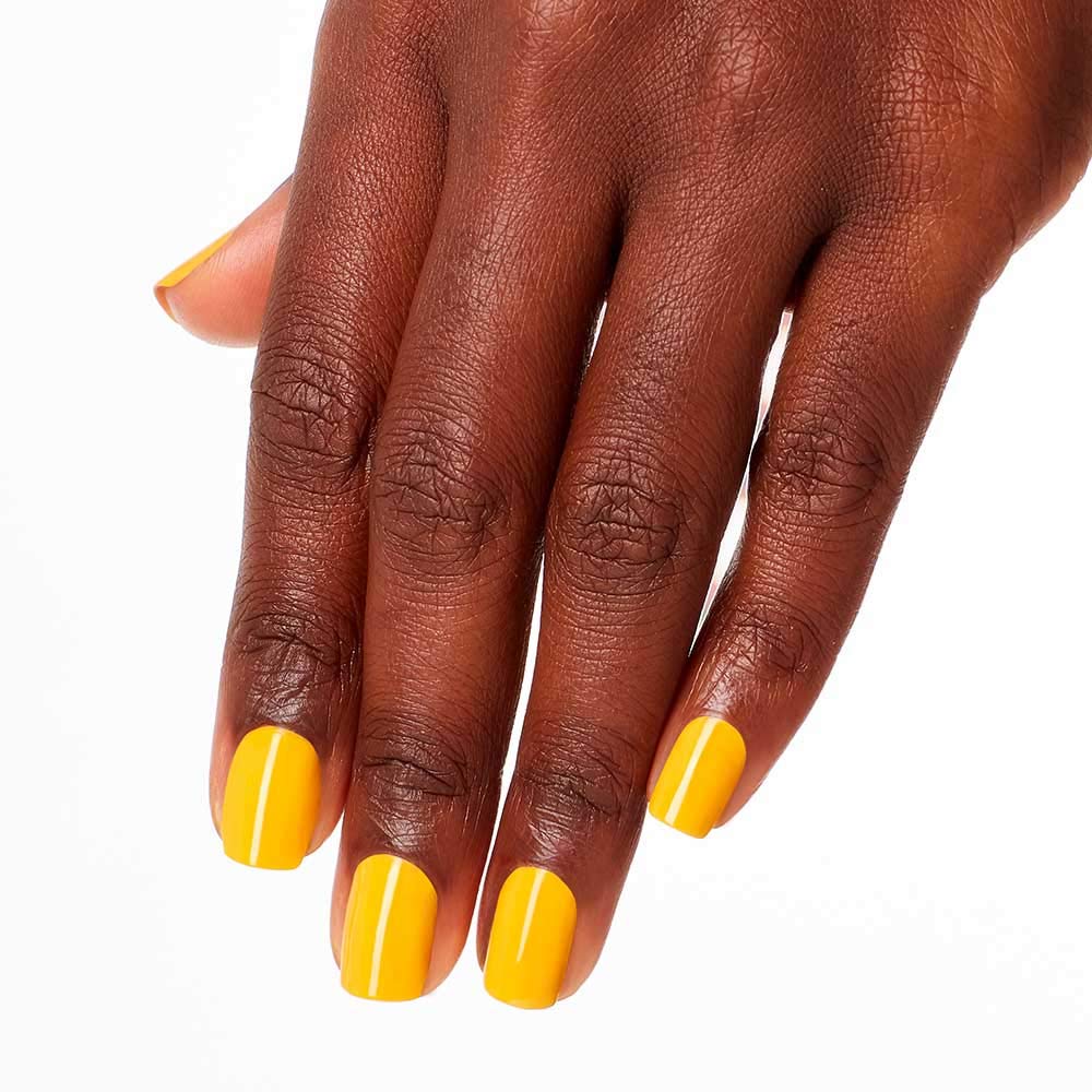 OPI GelColor, Sun, Sea, and Sand in My Pants, Yellow Gel Nail Polish, Lisbon Collection, 0.5 fl oz