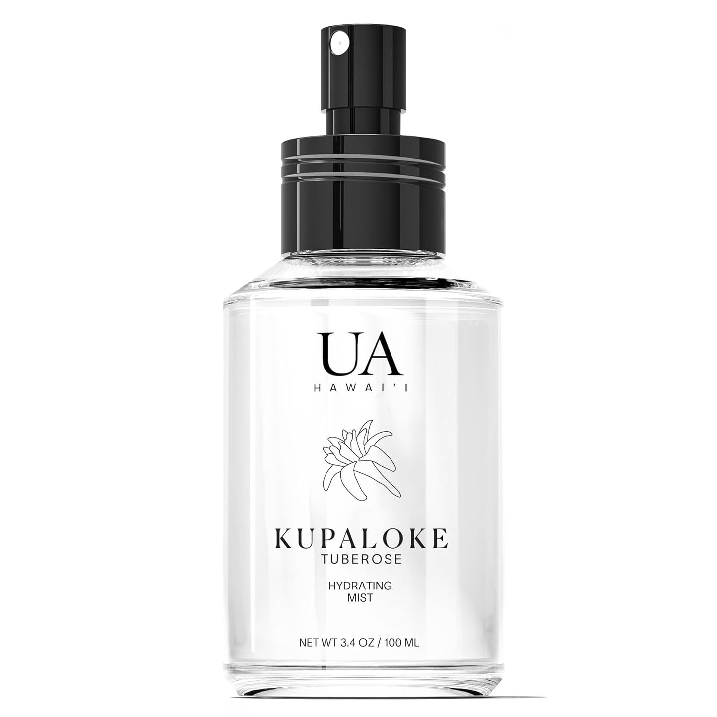 Kupaloke Tuberose Body & Hair Mist - Hydrating Hair Perfume with Hyaluronic Acid | 3.4 oz, Alcohol-Free