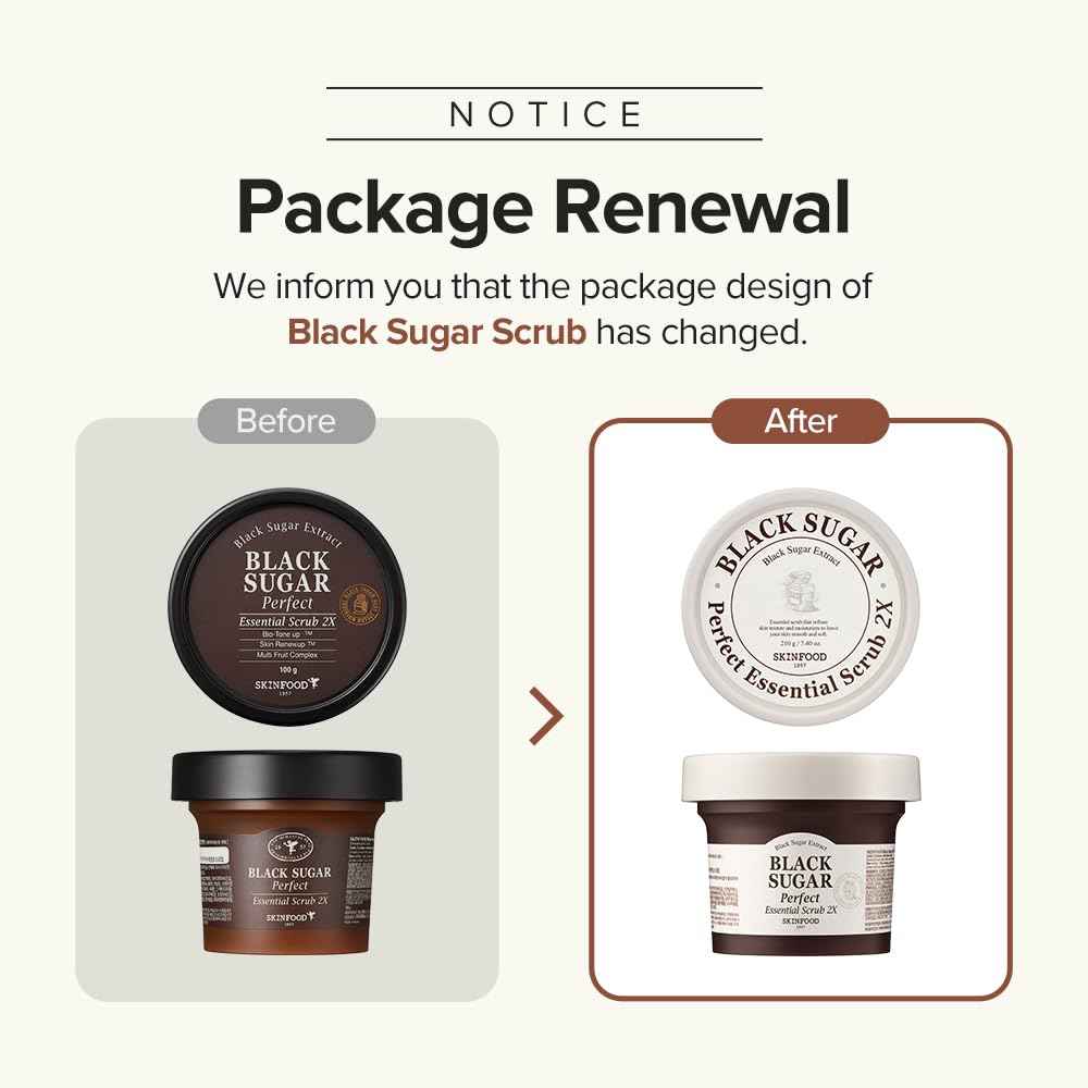SKINFOOD Black Sugar Perfect Essencial Scrub 2X