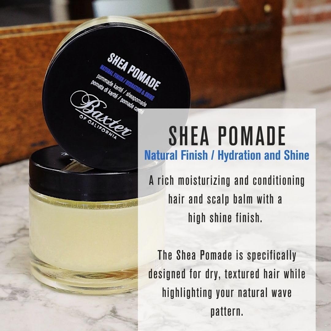 Baxter of California Shea Pomade - Nourishing Hair Styling Cream | 2 oz