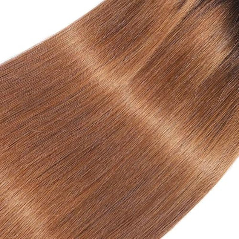 Brazilian Brown Human Hair Bundles Color 30 Light Brown Straight Bundles 26 28 30 Inch Unprocessed Straight Virgin Hair Extensions for Black Women