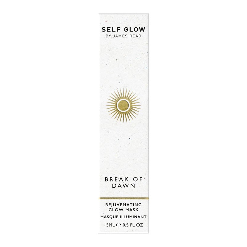 Self Glow by James Read - Break of Dawn Rejuvenating Glow Mask | Hyaluronic Acid, Squalane, Cacao Extract, Aloe, Vit E | Hydrate, Moisturize, Firm | Silicone + Drying Alcohol-Free (15mL | 0.5 fl oz)