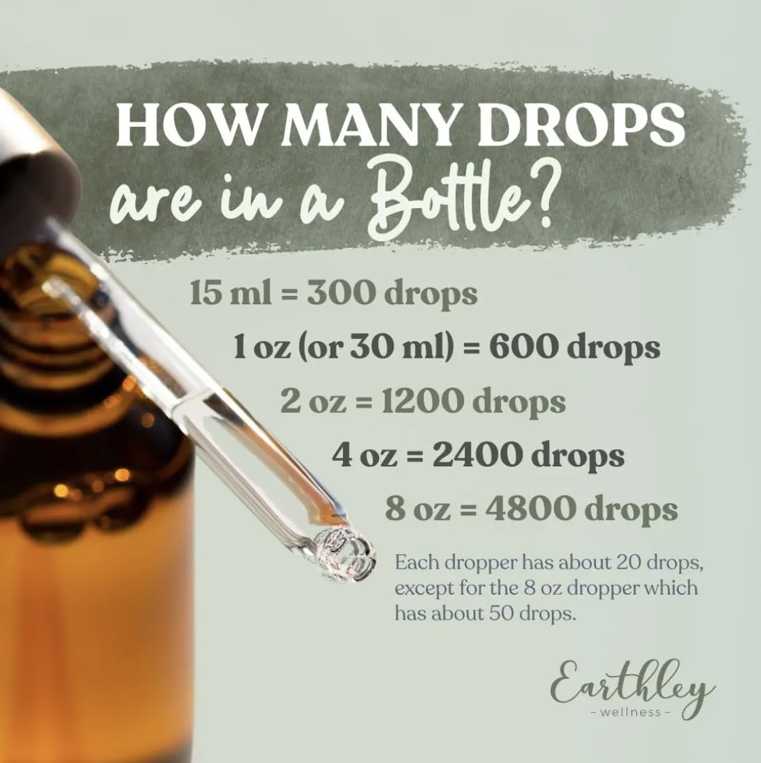 Earthley Wellness Earache Ease, Organic Herbal Ear Comfort Drops with Mullein Leaf & Olive Oil, Safe for Babies, Kids & Adults, Clean Formula, Packaging May Vary (1 oz)