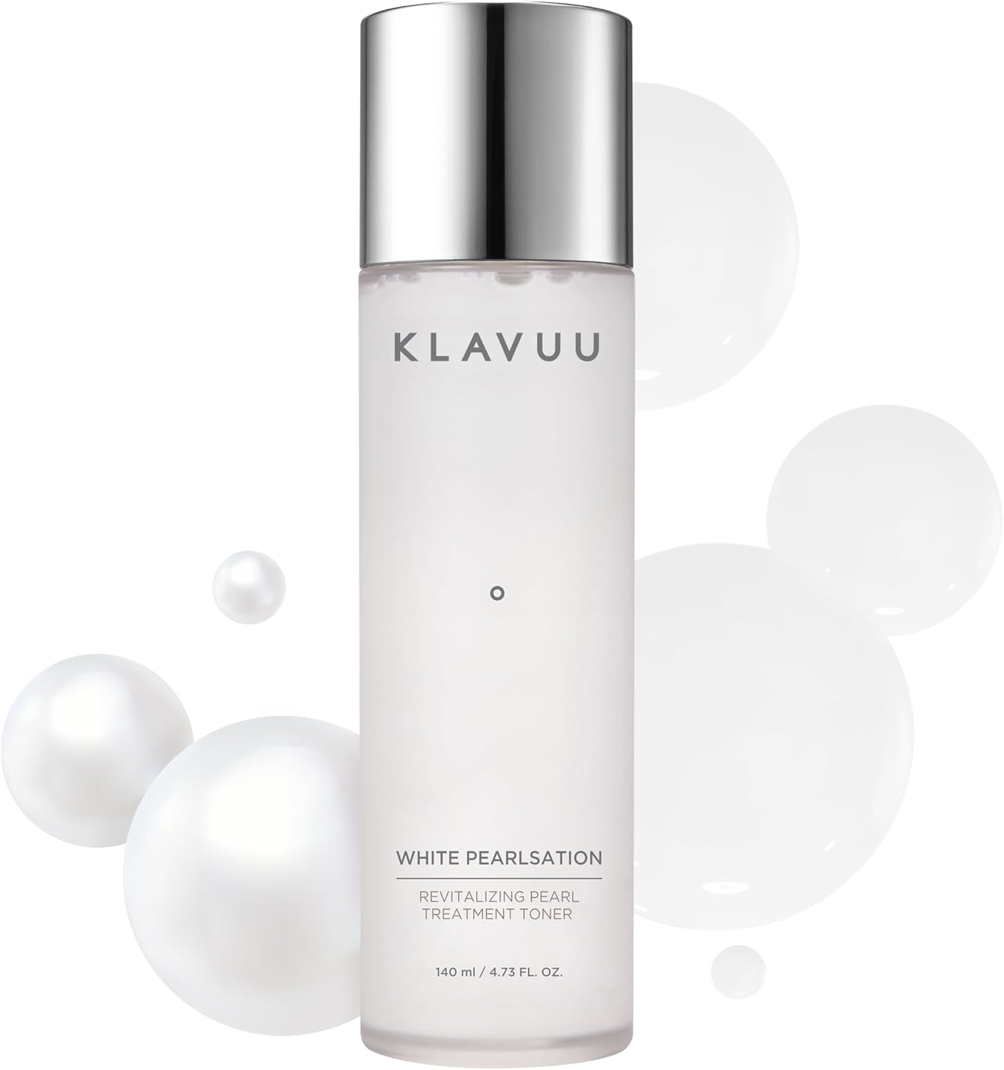 KLAVUU Hydrating Milky Toner | Pearl & Niacinamide for Glowing Skin, Wrinkle Care & Moisture Balance - 4.76oz