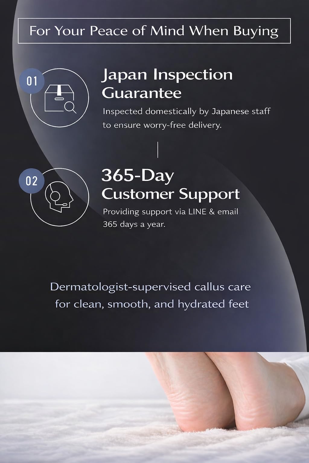 TSURULABO - Premium Black Foot Scrubber, Callus Remover Foot File with Coarse & Fine Sides, Water-Resistant Alternative to Pumice Stone for Feet, Heel Exfoliator, Pack of 1 Pedicure File for Grooming