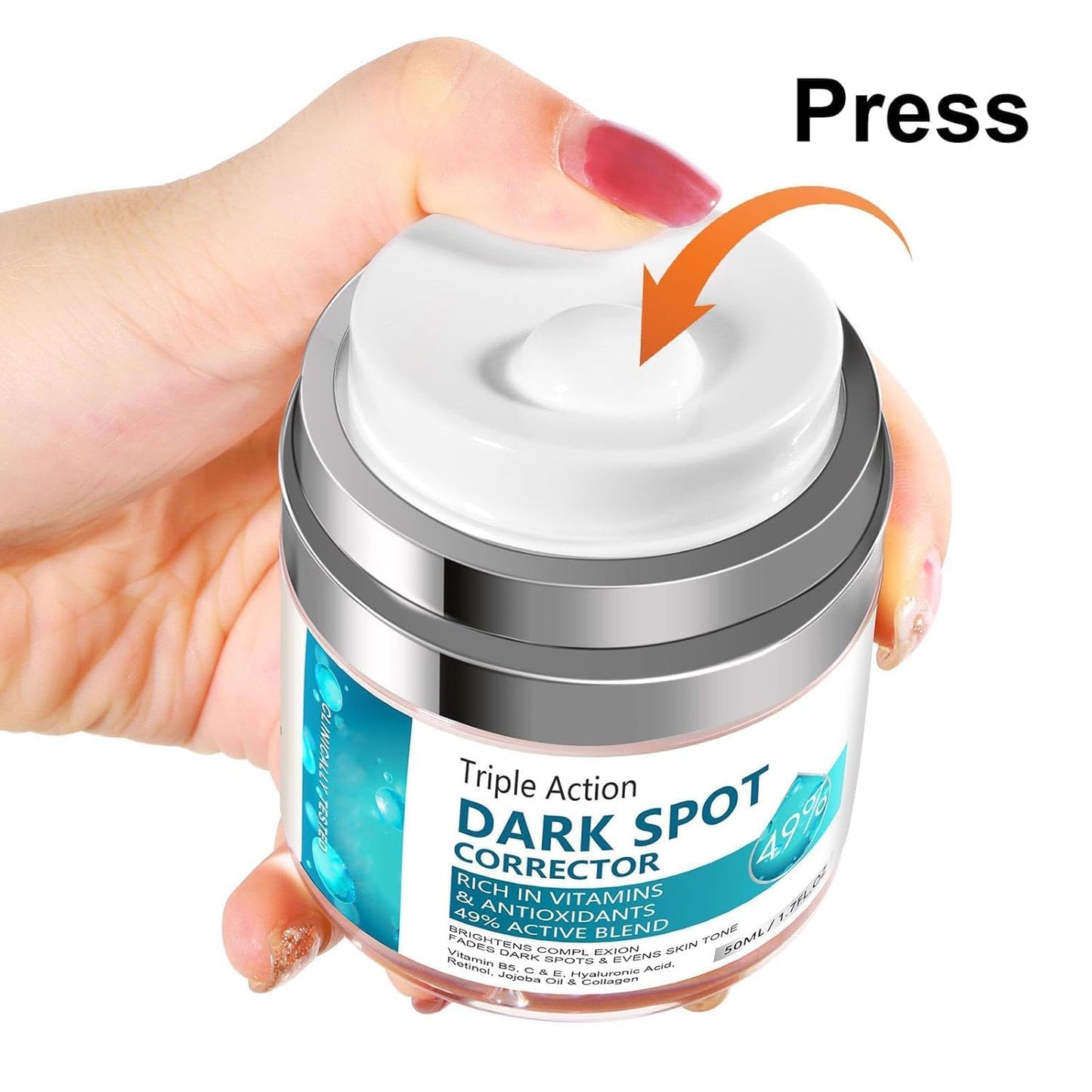 Skin VVhitening Cream for Intimate Areas – Vitamin C Body Care Cream for Dark Underarm, Armpit, Inner Thigh, Private Area, Elbow, Knees, Face, Bikini Line and Neck, Quick Results, 50 ML / 1.7 FLOZ