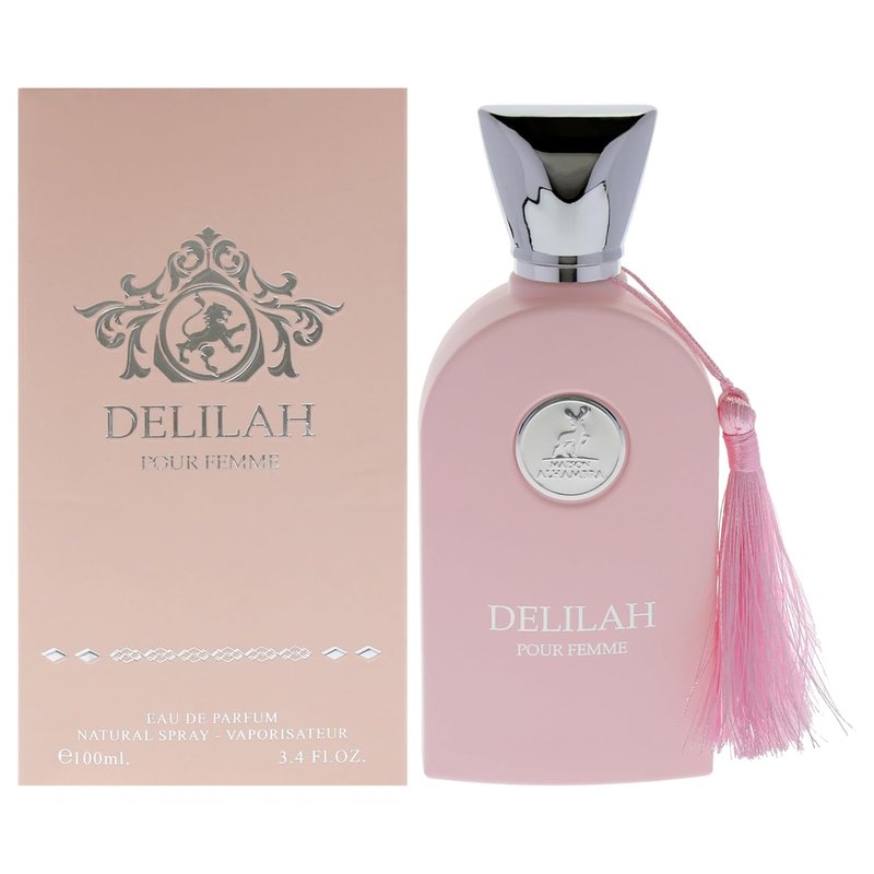 Lattafa Maison Alhambra Delilah Eau de Parfum Spray for Women - 3.4 Oz/100 Ml | Elegant Floral Fragrance