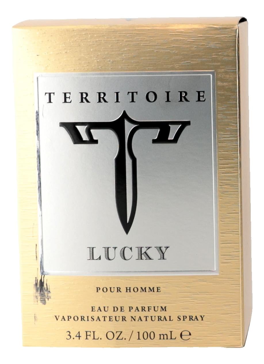 Territoire Lucky Eau de Parfum Spray for Men - 3.4 Ounce | Long-Lasting Fragrance