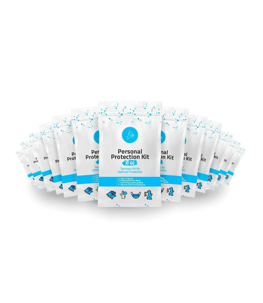 4 Item All-In-One Personal protection Kit - 10 PACK