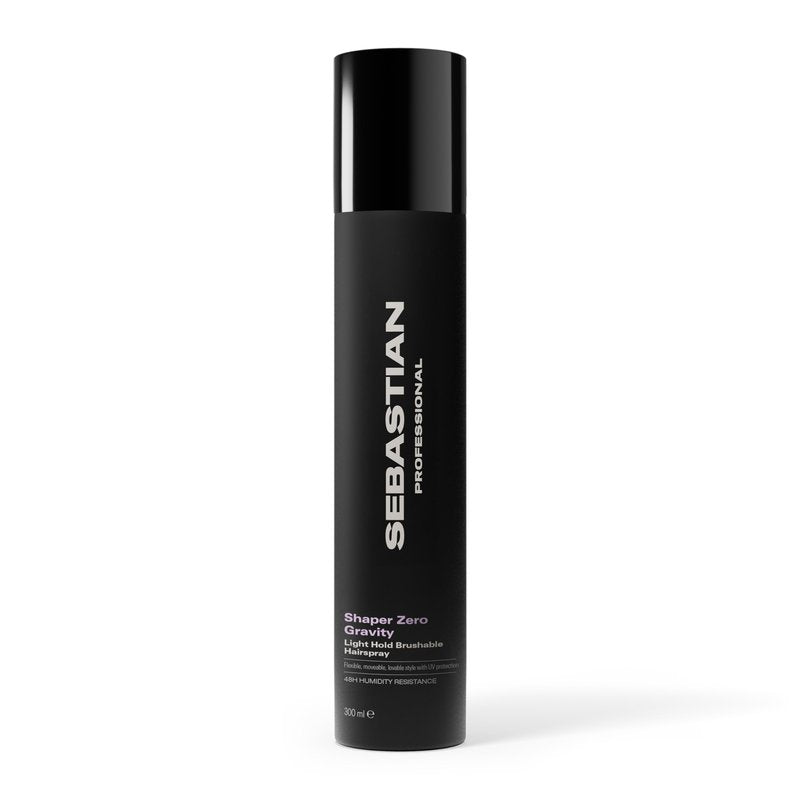 Sebastian Professional Shaper Zero Gravity Hairspray | Brushable-Lightweight, Flexible Hold | 10.6 oz | Packaging May Vary