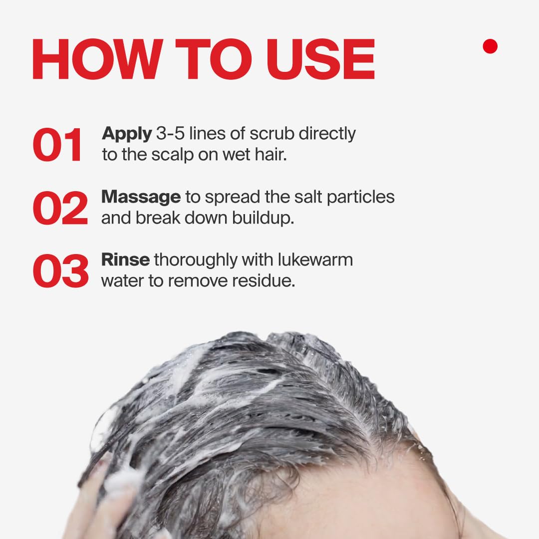 Dr.FORHAIR Folligen Sea Salt Scaler 10.58 fl oz | Korean Scalp Care | Scalp Exfoliating Scrub | Removes Build-Up & Oil | Helps Create Thicker, Fuller-Looking Hair