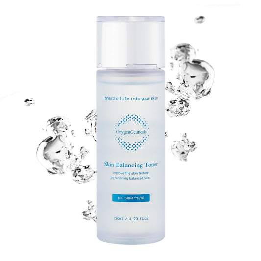 OxygenCeuticals Skin Balancing Toner – Hydrating & pH Balancing Facial Toner with Centella, Lavender & Freesia Extracts, Improves Skin Texture for Oily & Combination Skin. 4.23 fl.oz (120ml)
