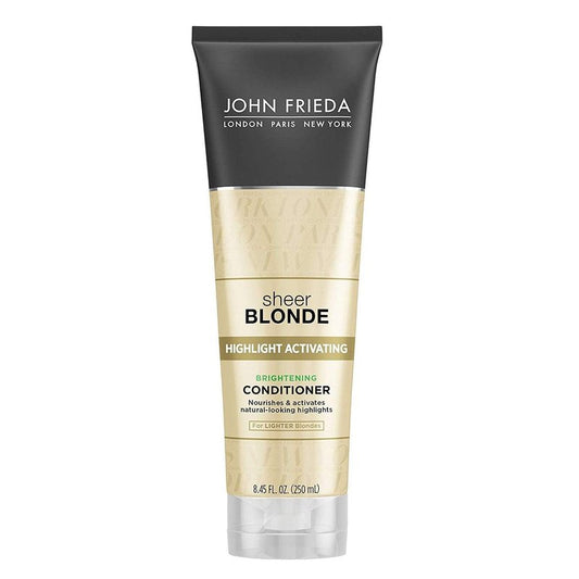 John Frieda Sheer Blonde Highlight Activating Enhancing Conditioner (For Lighter Blondes), 8.45 Oz (Pack of 3)