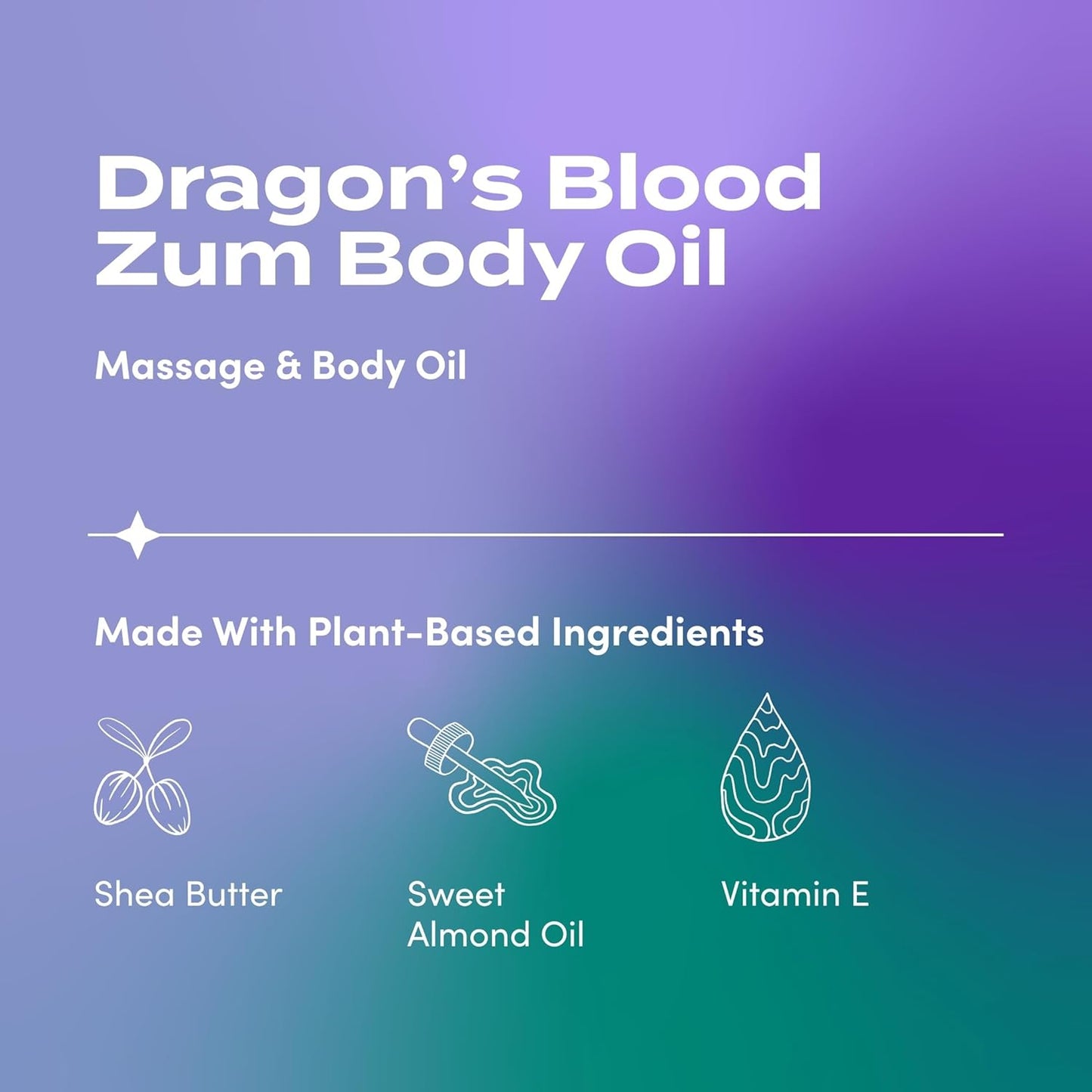 Indigo Wild Zum Dragon's Blood Body Oil - Nourishing Massage Oil with Sweet Almond Oil | 4 fl oz