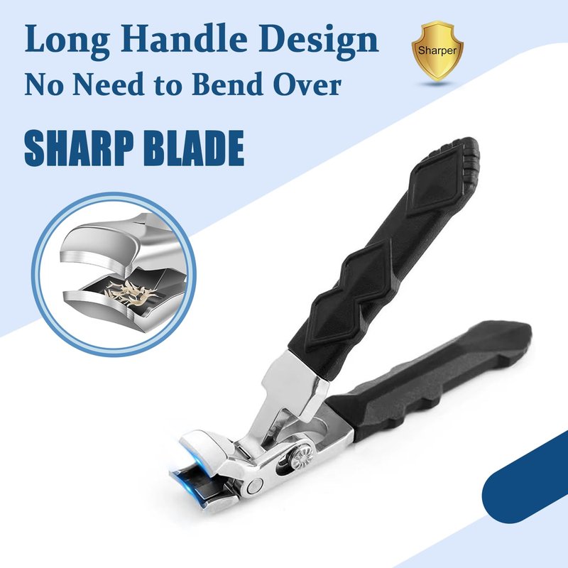Senior Thick Toenail Clippers, Black