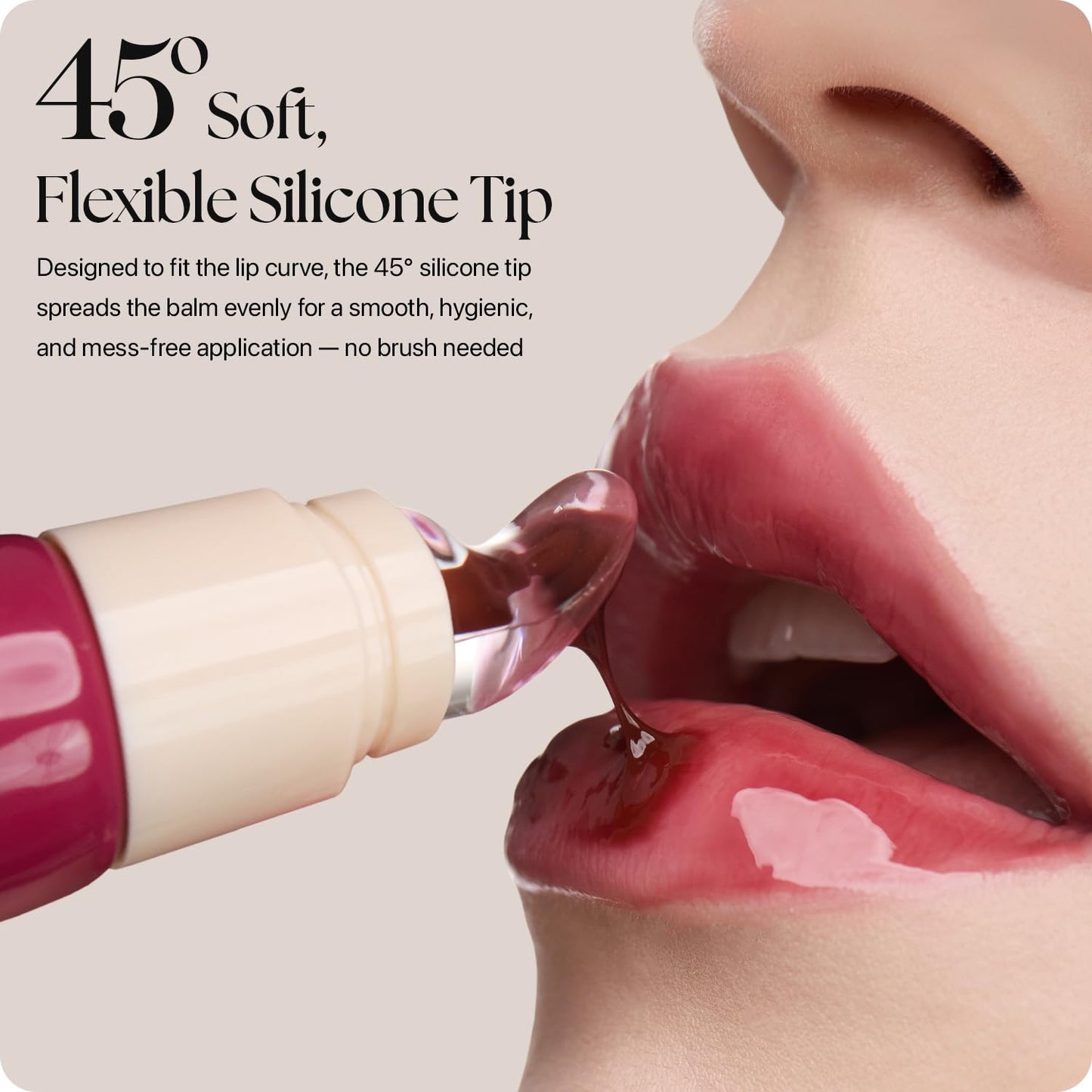 Honey Melting Lip Butter Balm - Hydrating Tinted Lip Balm with Peptides for Fuller Lips | Raspberry Glaze