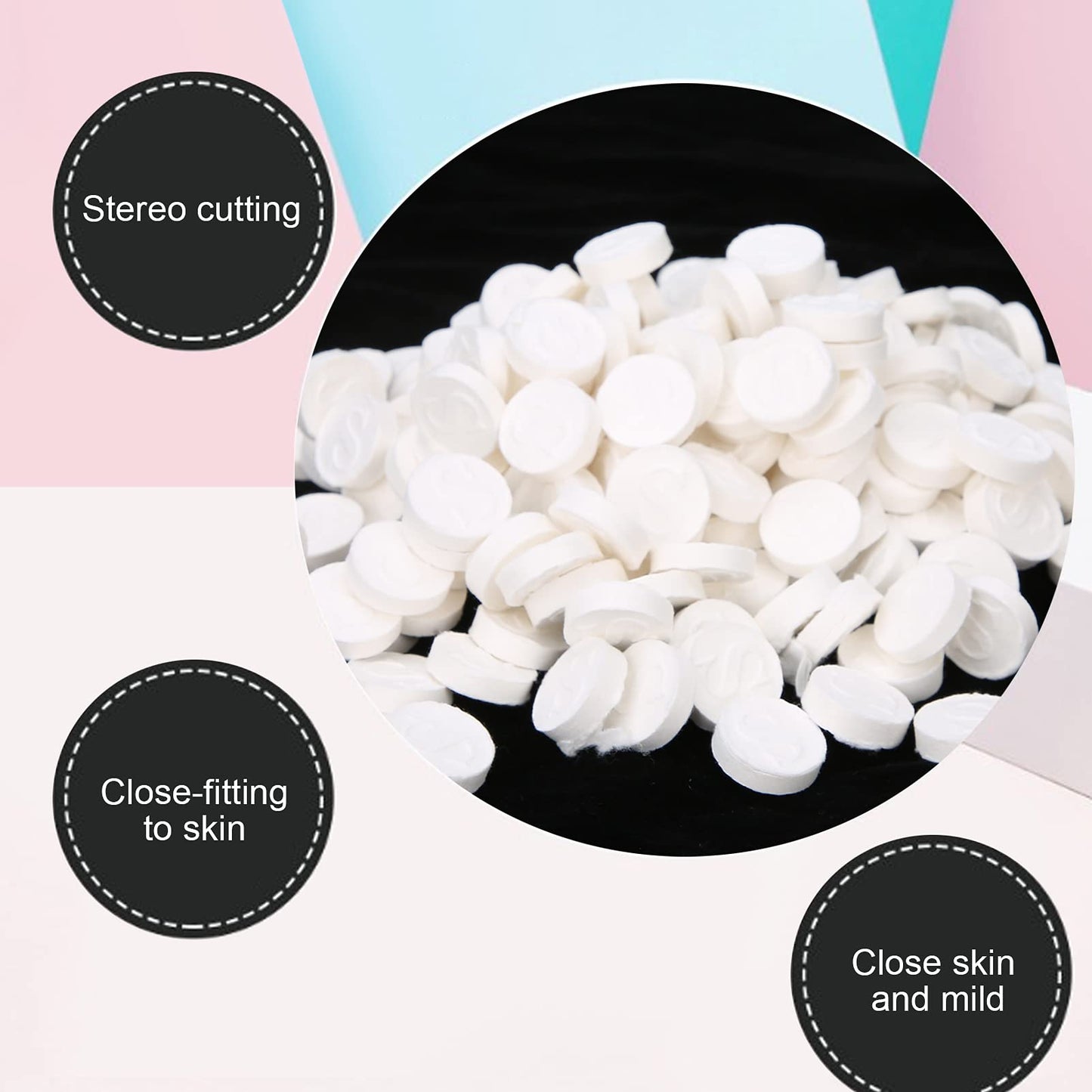 500pcs Compressed Disposable Mask, DIY Pure Cotton Mask Sheet Paper