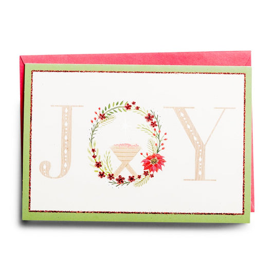 DaySpring - Joy - 18 Boxed Christmas Cards and Envelopes, KJV (60643)