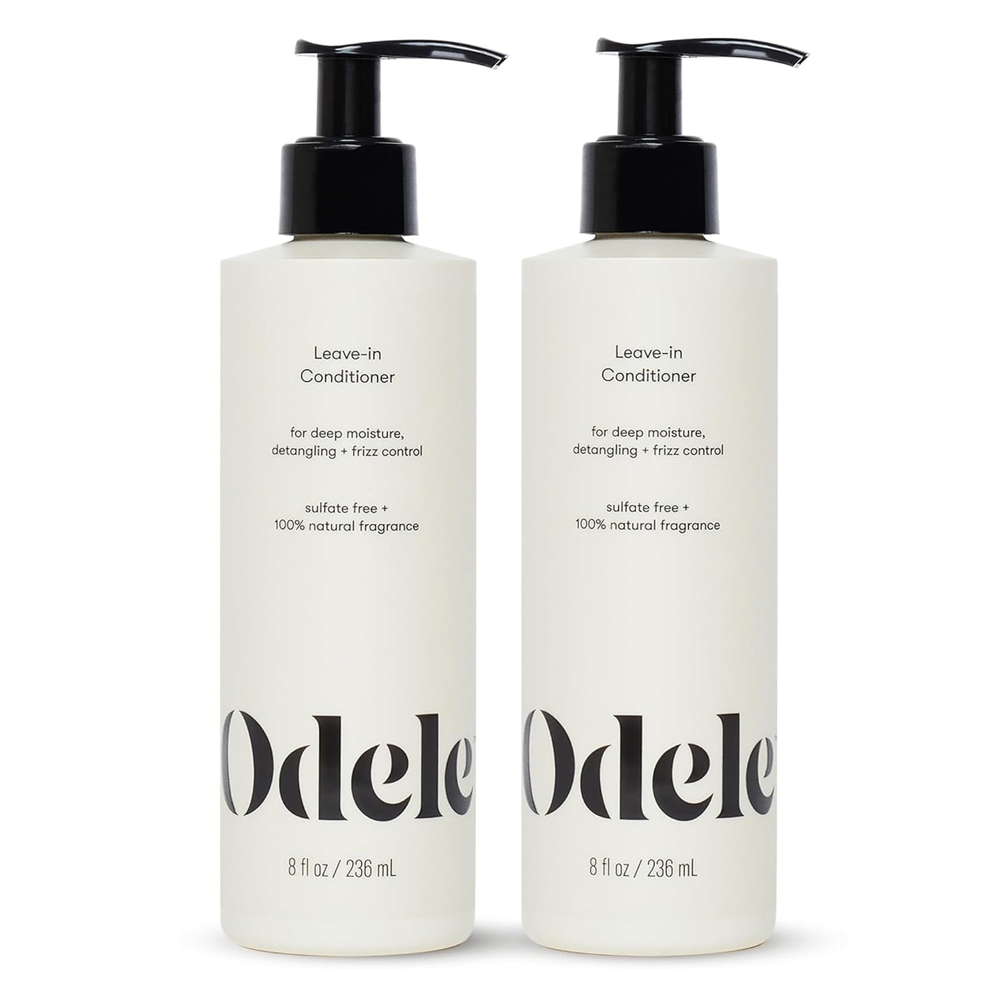 Odele Vegan Leave-In Conditioner - Deep Moisture & Frizz Control for All Hair Types | 8 fl oz (2-Pack)