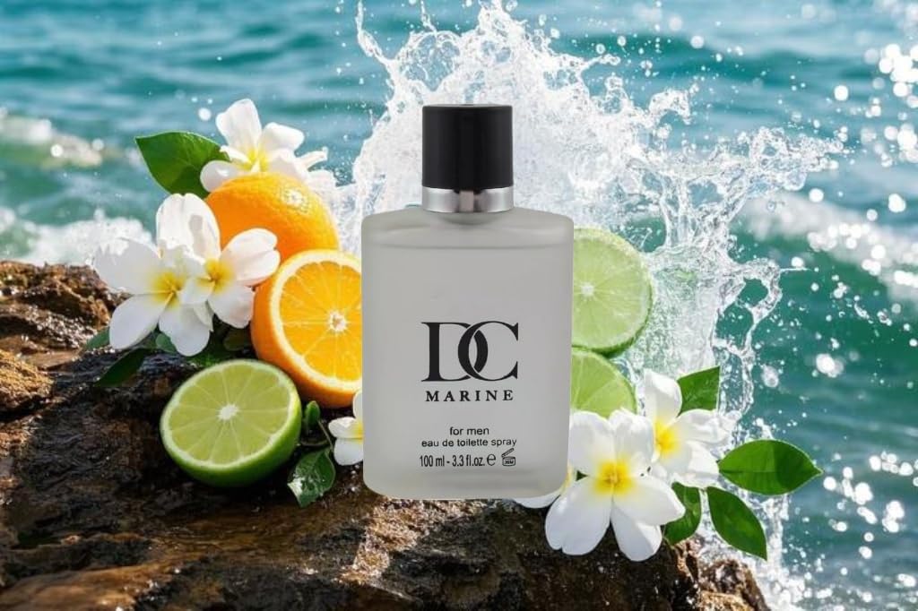 Men's Cologne Eau De Toilette Spray - DC Marine 3.3 fl. oz. | Fresh & Invigorating Fragrance