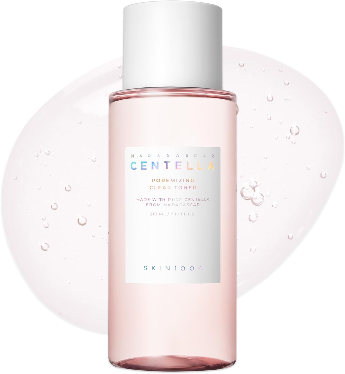 SKIN1004 Poremizing Clear Toner - Korean Facial Toner with Pink Salt & Centella | 7.10 fl. oz (210ml) for Pore Care & Hydration