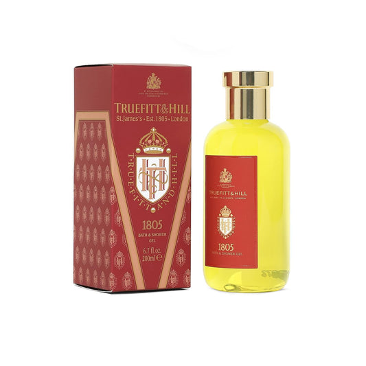 Truefitt & Hill 1805 Bath & Shower Gel, For Men 200Ml, 6.7 Ounce