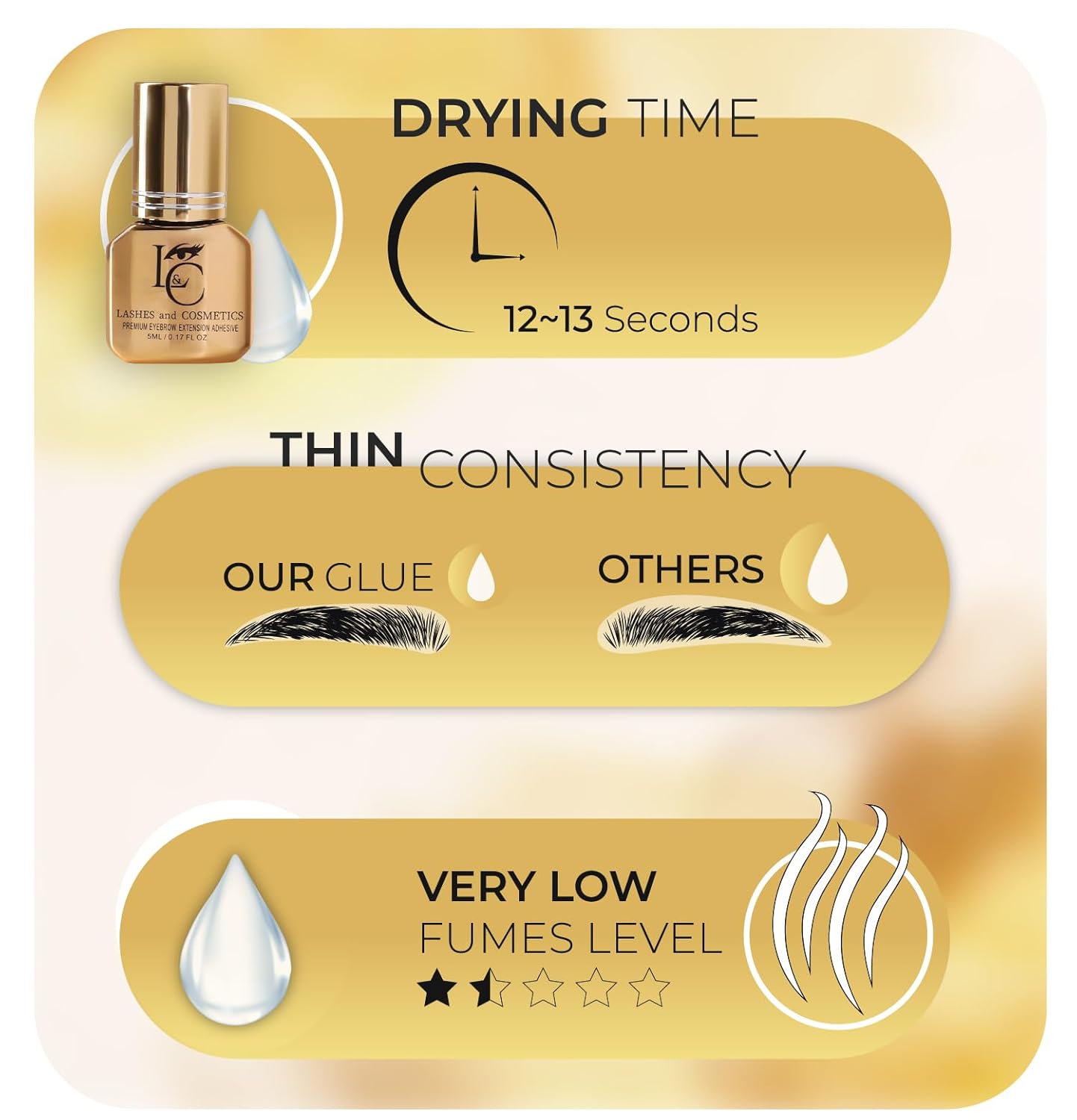 Eyebrow Extensions Kit - Premium Mink Eyebrows in Light Brown, Brown, Dark Brown & Black | Mixed Lengths 5-8mm with Glue & Tweezers
