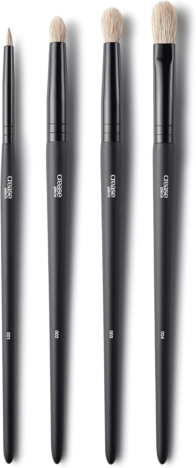 Classic Crease Brush Set - Professional Eyeshadow Blending Brushes for Perfect Makeup Application | 5-Piece Set