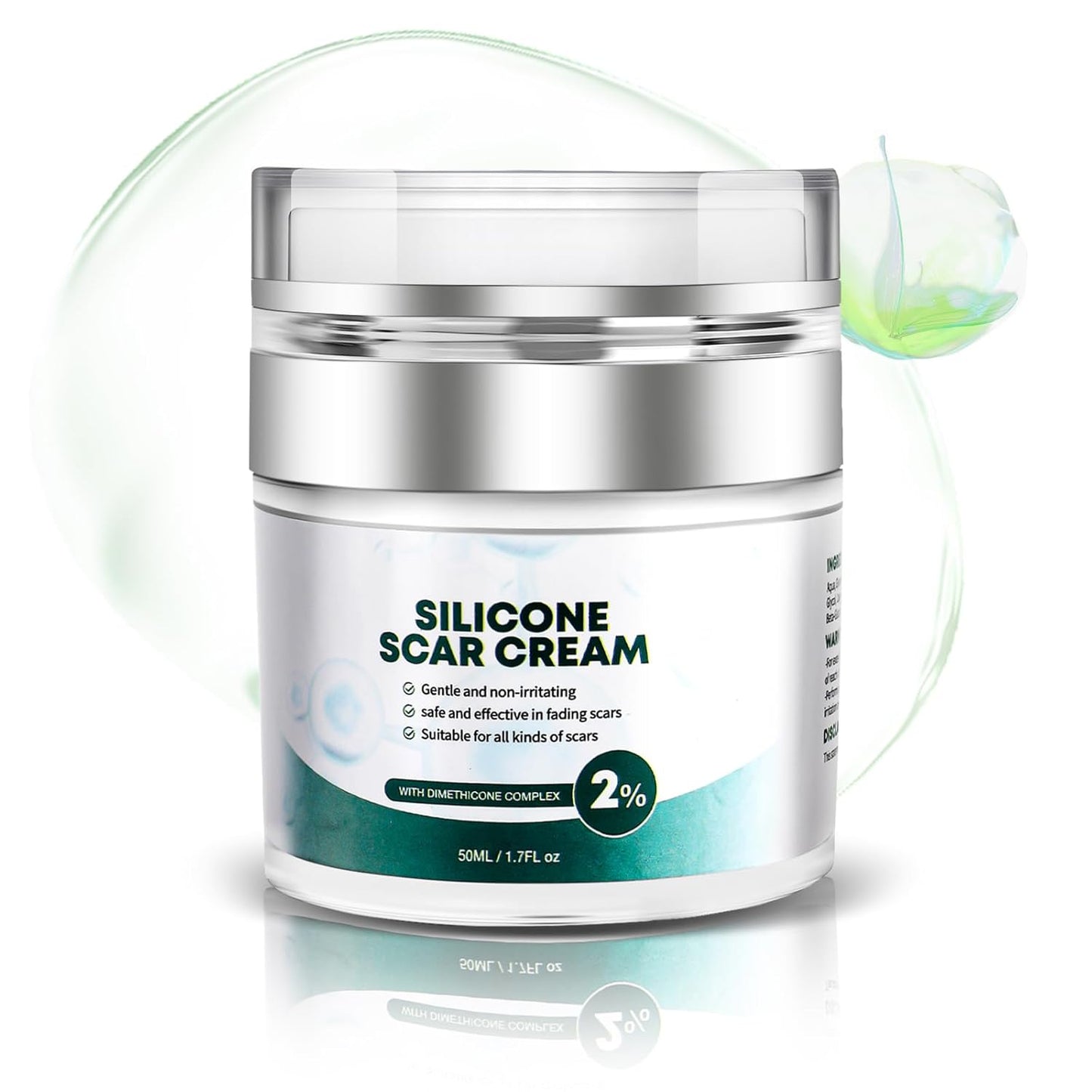 Advanced Scar Cream - Silicone Gel for Surgical Scars, Stretch Marks & More | 1.7 oz (50ml)
