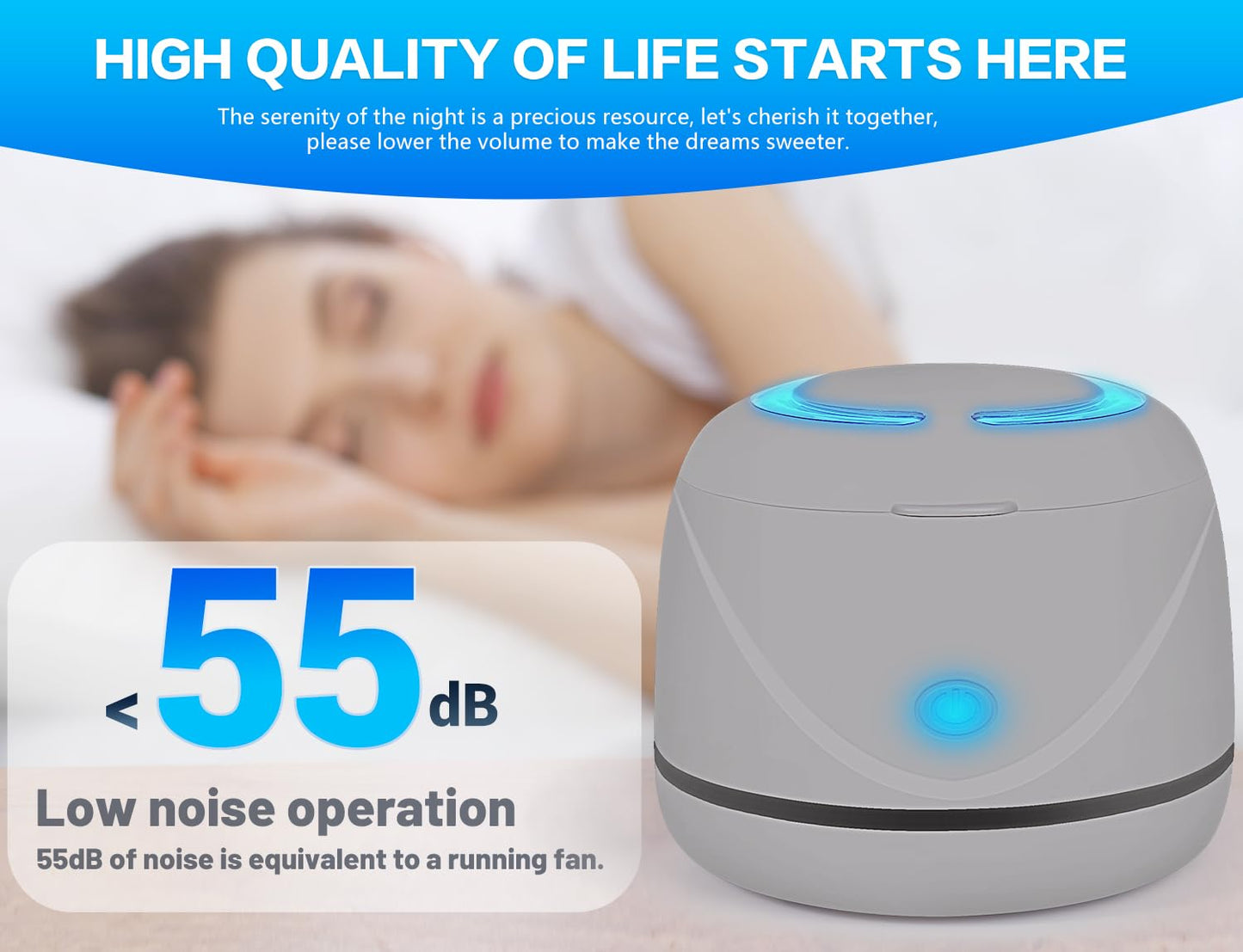 Ultrasonic denture cleaner for dentures, mouth guards, braces, toothbrush heads, jewelry - 45 kHz Ultrasonic Retainer Cleaner (Black)