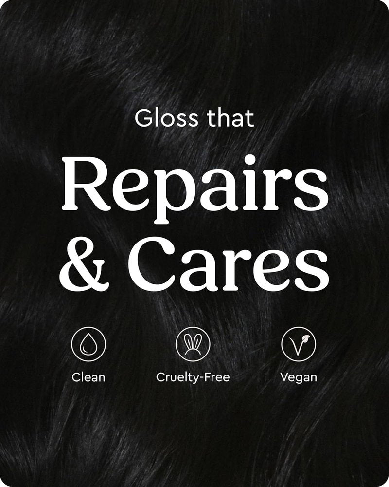 Glaze Supergloss Sheer Glow Clear Hair Gloss Mini – Smooths, Lightweight, Adds Mirror Shine & Improves the look of Damaged Hair – Travel Size 1.7 oz