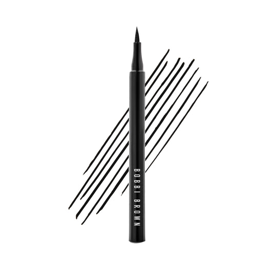Bobbi Brown Ink Liner | Pen-Style, Easy-Glide Liquid Eyeliner, 0.03 Fl Oz, Blackest Black