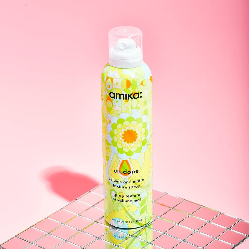 Amika Un.Done Volume & Matte Texture Spray - Lightweight Hair Styling Mist for Effortless Volume and Texture