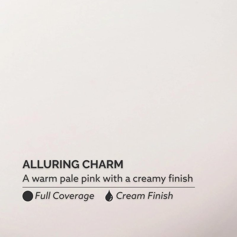 Dazzle Dry Nail Lacquer - Alluring Charm Warm Pale Pink Creamy Finish | Full Coverage 0.5 fl oz