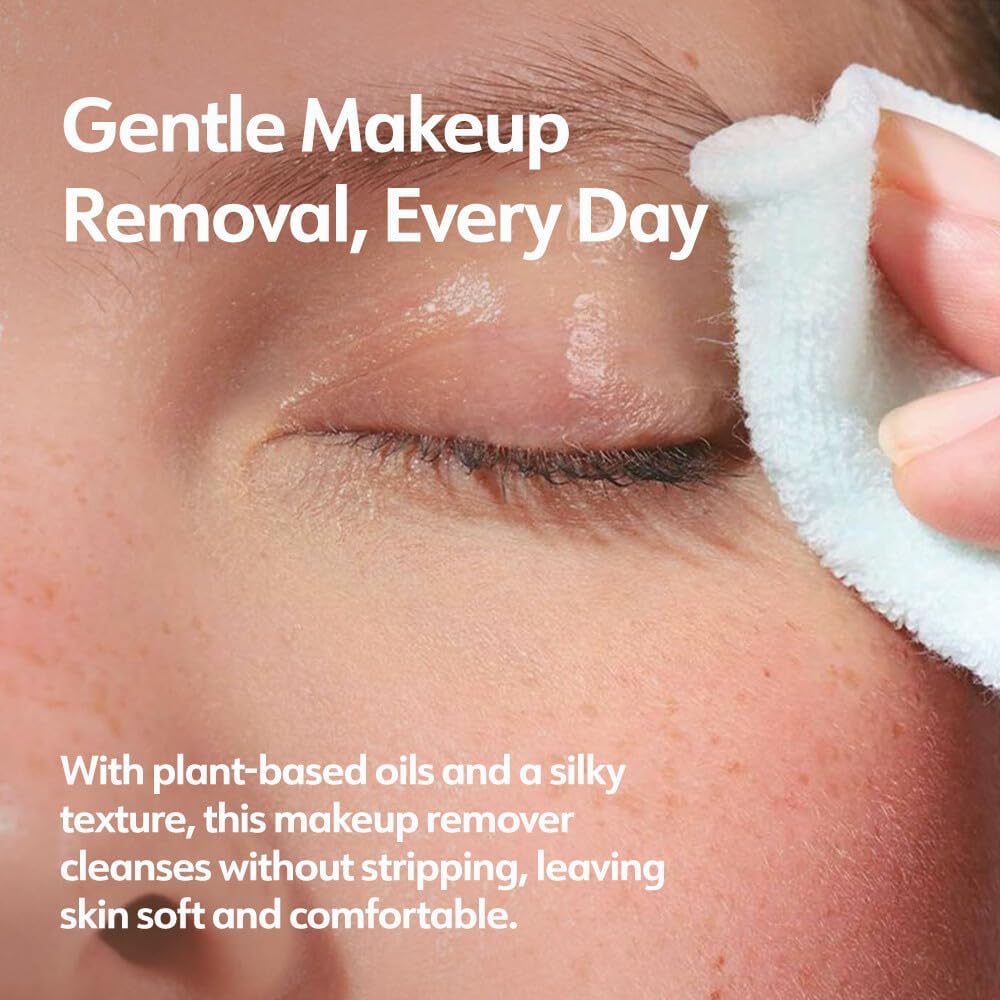Women Makeup Remover Cleanser Care Face Cleanser for Sensitive Skin Bi-Phase mascara remover Gentle Cleanser Beauty Care Eyes,Waterproof Make Up, Dual Liquid Texture,150 ml (5.2 oz Plum Canada Made