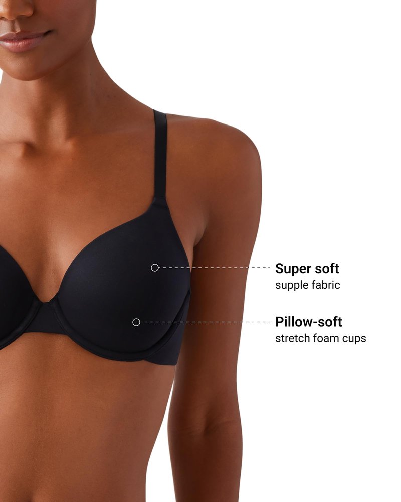 b.tempt'd by Wacoal Women's Future Foundation Lightly Padded Underwire T-Shirt Bra, 953281, Night, 28D