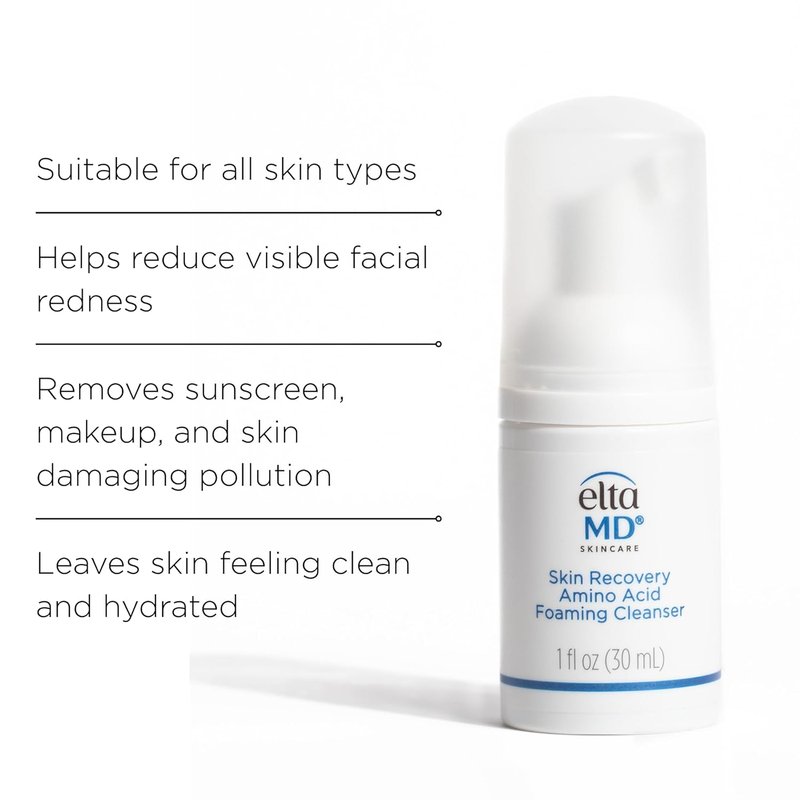 EltaMD Skincare Deluxe Mini Set - UV Clear Tinted & Skin Recovery Cleanser | 0.5 oz & 1 oz