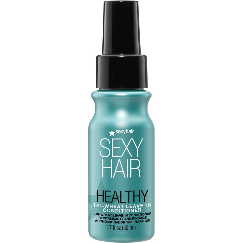 SexyHair Healthy Tri-Wheat Leave-In Conditioner Travel Size, 1.7 Oz | Up to 90% Better Detangling | Reduces Breakage | Moisture, Smoothness, and Shine