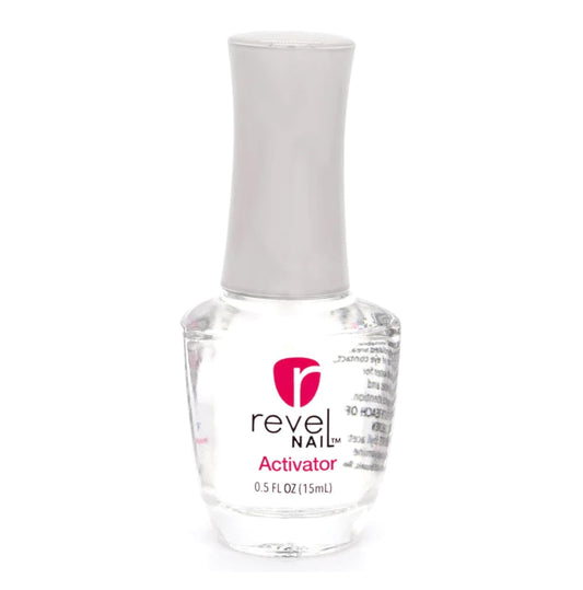 Revel Nail Dip Powder Activator - Activating Liquid for Dip Color, Step 2 for Long-Lasting, Chip & Crack Resistant Manicure, No UV Lamp, DIY for Strong Healthy Nails, 0.5 oz