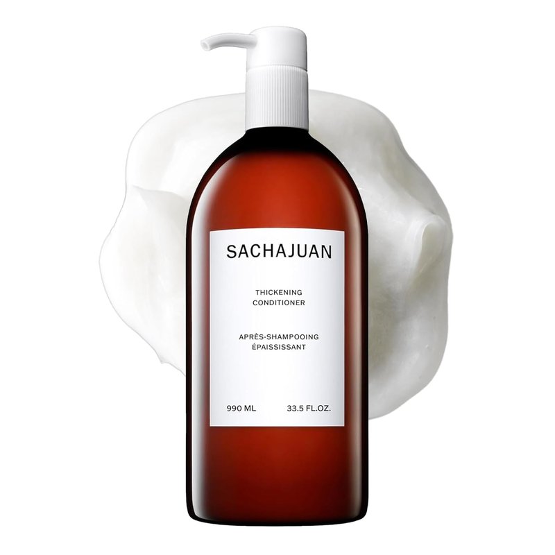 SACHAJUAN Thickening Hair Conditioner - Volumizing & UV Protection, Paraben-Free, Smooth Shine 8.4 oz