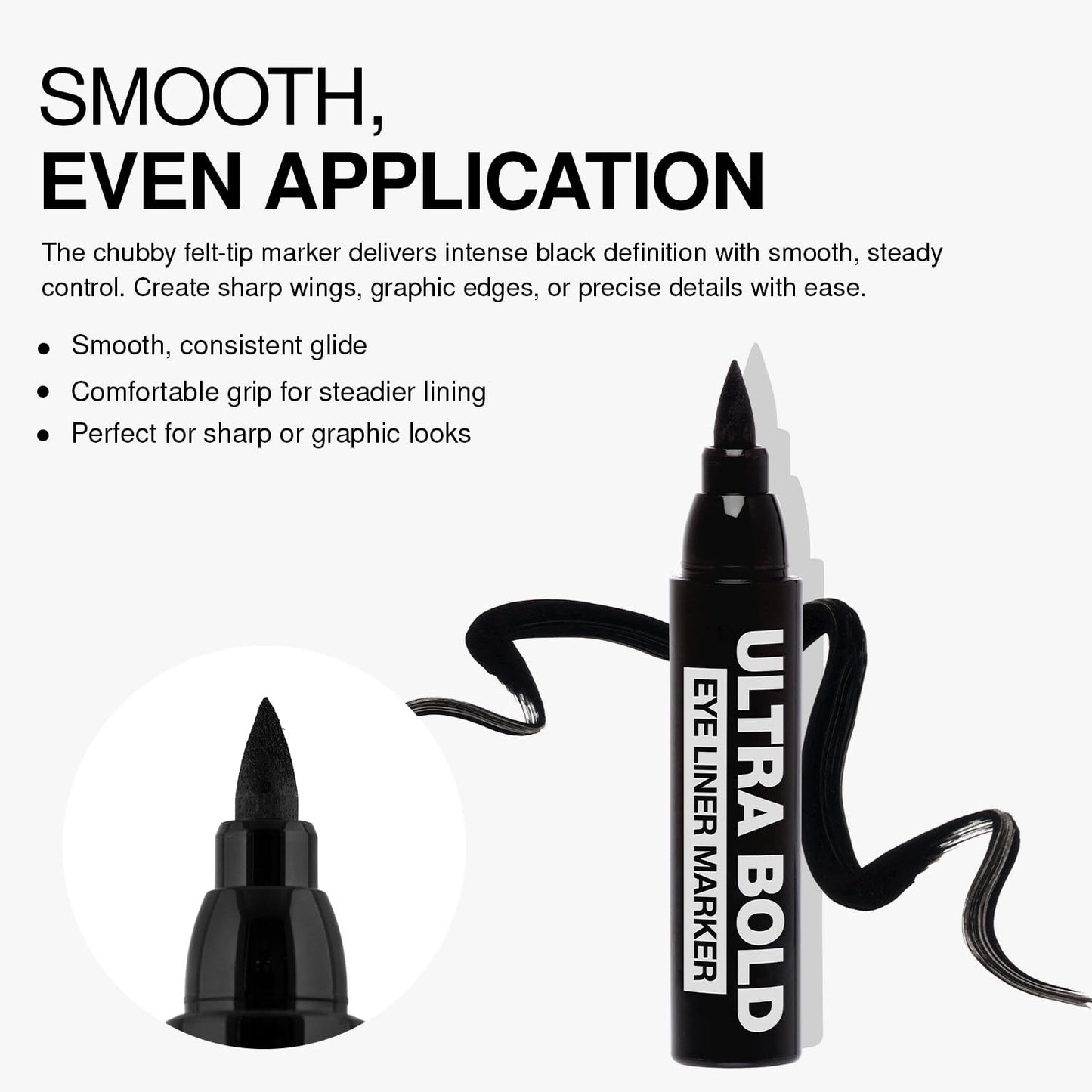 Palladio Ultra Bold Eyeliner Marker Carbon Black