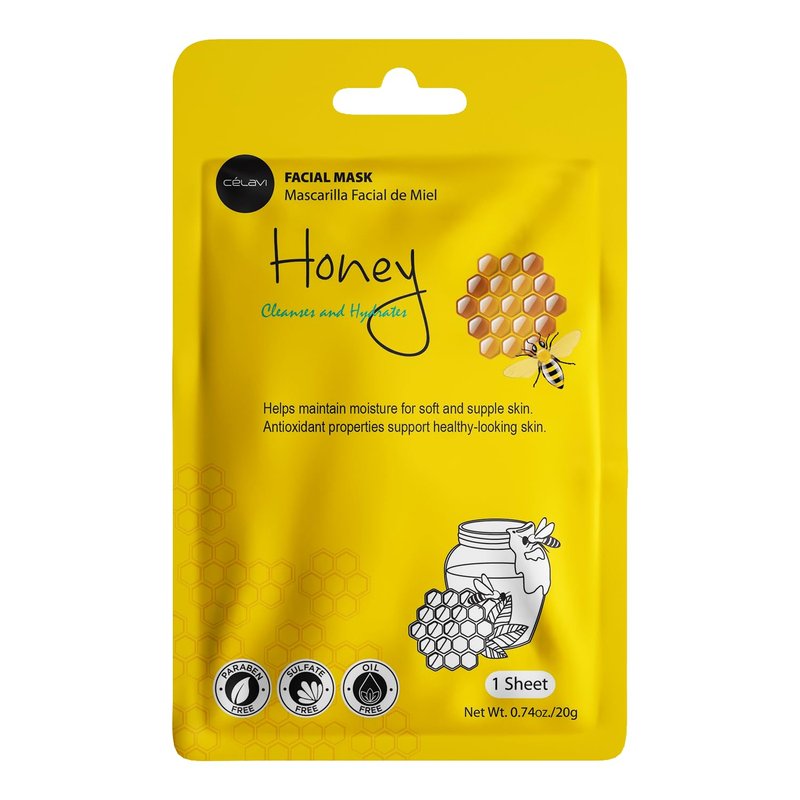celavi Essence Facial Face Mask Paper Sheet Korea Skin Care Moisturizing 6 packs for each 6 flavors (New) K-Beauty Skincare 36 masks in a pack Made in Korea