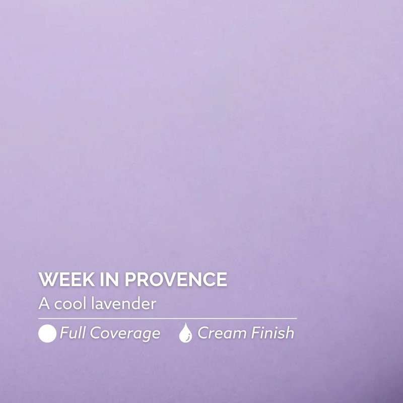 Dazzle Dry Nail Lacquer (Step 3) - Week in Provence - A cool lavender. Full coverage cream. (0.5 fl oz)