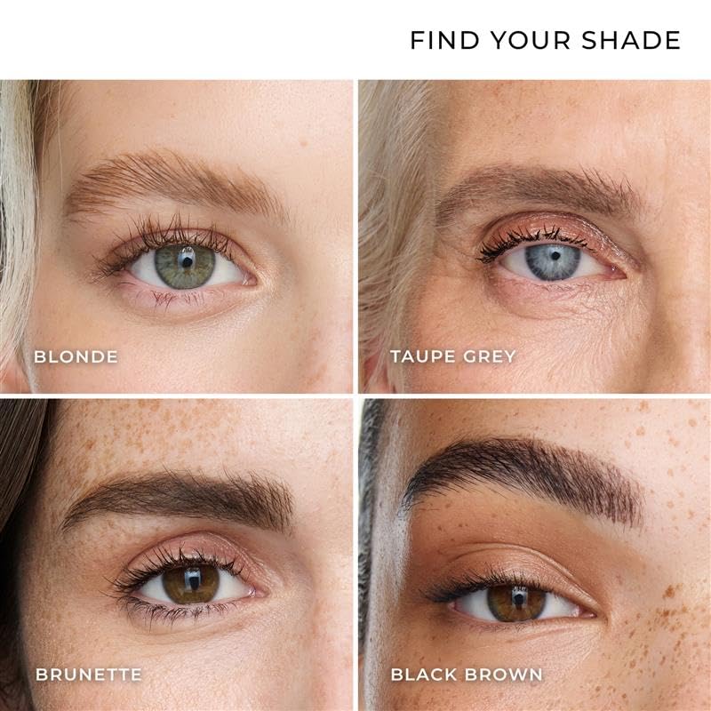Wunderbrow Fluffy Brow Wax - 16 Hour Hold, Smudgeproof & Water Resistant | Brunette Shade