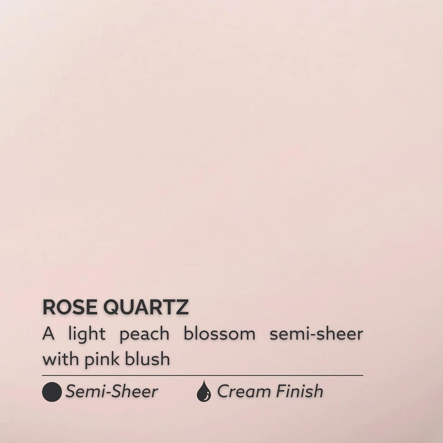 Dazzle Dry Nail Lacquer - Rose Quartz Semi-Sheer Peach Polish | 0.5 Fl Oz