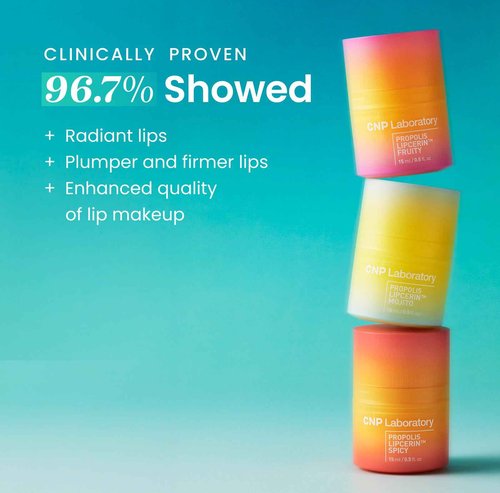 CNP Honey Lip Butter - Propolis Lipcerin™ 02 Berry, Hydrating Overnight Manuka Lip Balm & Mask, 12hr Long-Lasting Moisture, Stocking Stuffers, Gifts for Women, 0.5 fl.oz.
