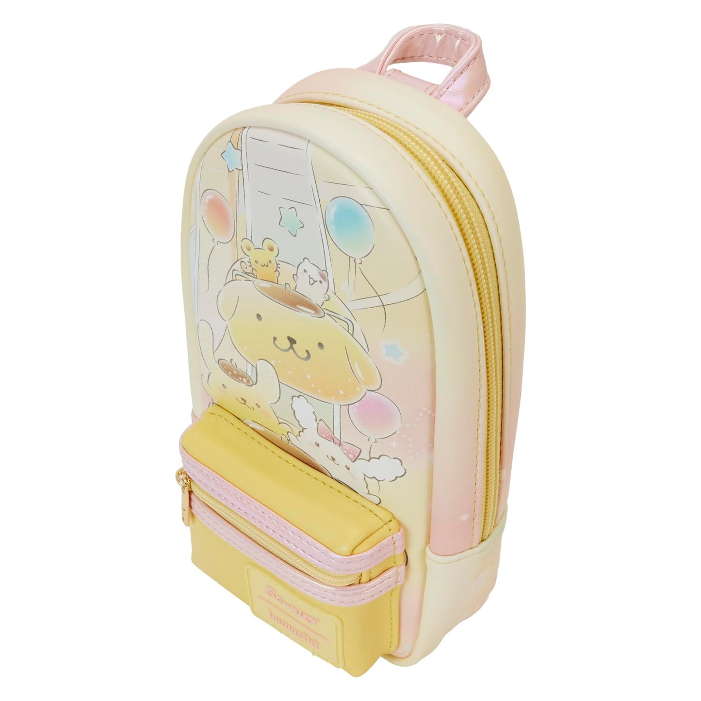 LOUNGEFLY Stationary Sanrio Pompompurin Carnival Pencil CASE