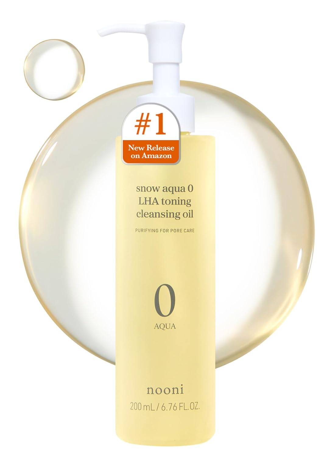 Korean Cleansing Oil DUO - Snow Aqua 0 LHA & Ginseng Deep Cleanser Bundle | 6.76 fl. oz Each